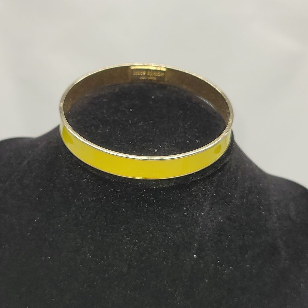 🔺️Kate Spade Yellow Bangle Bracelet - Picture 2 of 8